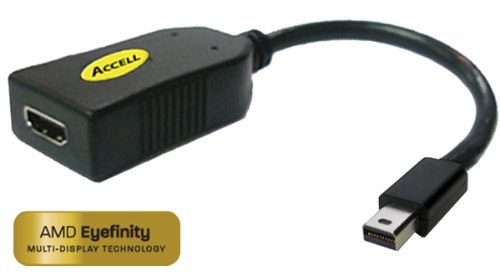 Accell B086B-002B UltraAV Adapter-Kabel Mini Display Port auf HDMI