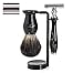 Old School Complete Shaving Kit with Brush Mug DE Safety Razor & Soap Gift set