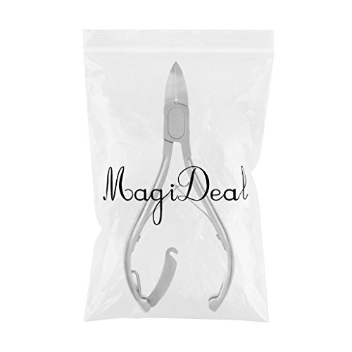 Footful Professional Large Stainless Steel Paronychia Nail Cutter Ingrown Toenail Ingrowing Nail Clippers---Silver