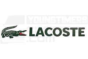 Youngtimersclassic Stickers Logo de Coffre Peugeot 205 Lacoste