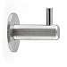 Produktbild Lumaland Handtuchhaken aus Edelstahl extra stark Silber Set mit Befestigungsmaterial ca. 4 cm