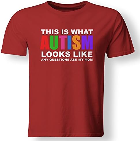 This Is What Autism Looks Like Any Questions Ask My Mom Cute T Shirt