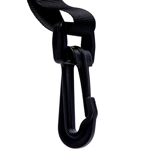 3M Etui4 Mittelfestes Brillenetui aus Kunststoff mit Gürtelschlaufe und Karabinerhaken, Schwarz - 4
