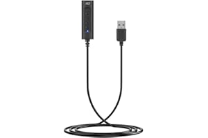 ACT Carte Son USB avec Prise Jack de 3,5 mm, contrôle du Volume, Externe - connecter Audio et Microphone AUX à PC/Ordinateur Portable - AC9360