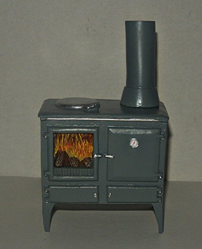 Preisvergleich Produktbild Lea Pet Puppen Holzofen, 1:12 Puppenstubenzubehör