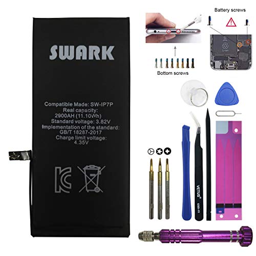 Preisvergleich Produktbild Swark compatible with iPhone 7 Plus Akku repacement with tools