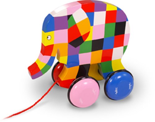 Vilac 16.5 x 10 x 15.5 cm Elmer Pull Toy
