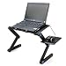Produktbild hensych® 360 ° Tragbarer, faltbarer Tisch Stand Schreibtisch Bett Sofa Tablett für MacBook Air Pro Acer Asus Dell Fujitsu Lenovo HP Samsung Sony Toshiba Laptop Notebook Ultrabook