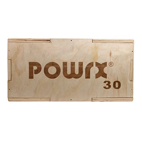 Plyobox Jumpbox Sprungkasten aus Holz von POWRX für Plyometrisches Training - 3