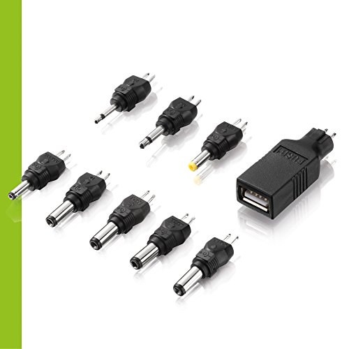 adaptare Universal-Schalt-Netzteil 3-12V DC / 600 mA Stärke / 7,2W Leistung / 9 Adapter-Stecker inkl. USB-Buchse / GS + eco-friendly - 6