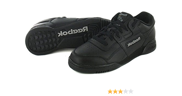 Mens Black Reebok Classic Workout 