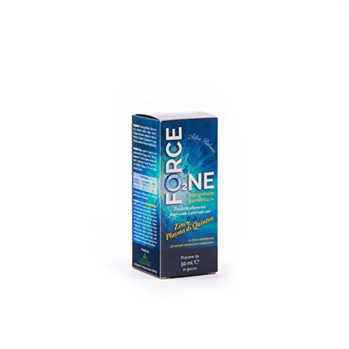 Force One - integratore alimentare di Zinco, Plasma du dr. Quinton e soluzione ASO® (ossigeno liquido concentrato)