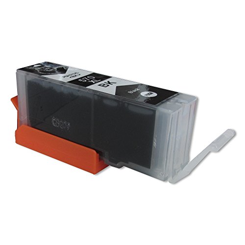 ESMOnline 5 komp. XL Druckerpatronen für Canon Pixma TS5050 TS5051 TS5053 TS5055 TS6050 TS6051 TS6052 TS8050 TS8051 TS8052 TS8053 TS9050 TS9055 1 x schwarz 1 x photoschwarz 1 x blau 1 x rot 1 x yellow - 2