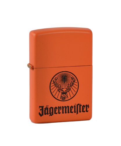 Zippo 2.002.966 Feuerzeug Jägermeister Hirsch, orange matt