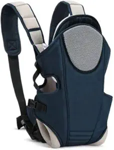 Teeny Weeny Baby Carrier Cum Kangaroo Bag EgoBaby Carrier Cum Kangaroo Bag Infant Carrier Backpack Kid Carry Bag (Black) (Navy Blue)