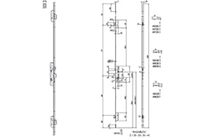 CISA Cce 1.49426.30.0 – C. Metalica multitop Pro F.U.n. 24 x 7 e = 30 di = 85 senza cilindro