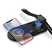 Produktbild MCJL 2-in-1 ultradünnes Funkladegerät, 5W QI-Standard-Schnellladeplatte, geeignet für Apple Mobile Watch iWatch und mehr QI-fähige Geräte