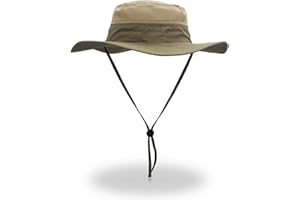 EONPOW Mens Sun Hat Wide Brim UPF 50 Bucket Hat Summer Mesh UV Protection Beach Hat Walking Hiking Fishing Hats