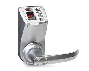 Adel Chrome Polished Digital Fingerprint Door Lock