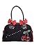 Produktbild Banned - Rockabilly Damen Kirschen Cherry Skull Bag Tasche (schwarz/rot)