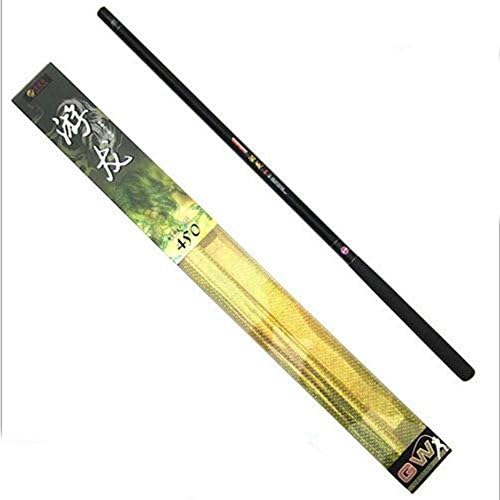 CAISHEN ® Telescopic Carbon Fiber Fishing Rod Stream Carp Pole Ultra Light Spinning Fishing Rod 3.6-7.2Meter , 3.6 m