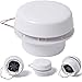 Produktbild SAXTEL 12 V Wohnmobil-Abluftventilator 60 CFM Wohnwagen Anhänger Dachlüftung Deckenlüftung Belüftung Top Air Fan, weiß, Free Size