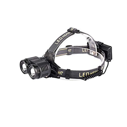 2X XM-L T6 LED Induction Head Torch Waterproof Rechargeable Head Torches 800 lm Headlights Set
