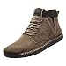 Produktbild R-Cors Schnürboots Herren Boots Worker Boots Herren Stiefel Leder Arbeitsschuhe Outdoor Klassische Kurzschaft Stiefel rutschfest Freizeit Boots
