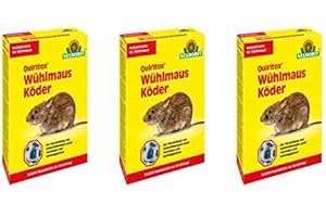W. NEUDORFF GMBH KG Neudorff Quiritox WühlmausKöder 600 g - Hochwirksamer Spezialköder - Der Köder wirkt zuverlässig auf Wühlmäuse