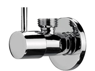 profizeug24 Design Eckventil elegante Form Messing verchromt