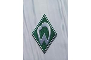JINGTONGDA 2stk FC Bremen Aufnäher Patch Football Fussball Soccer Club Iron on bügelbild aufbügler Badge Team logo
