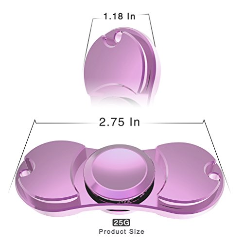 edc tragbar zappeln Spinner, aopetio 100% Metall Hand Spinner für Entlastung Stress Angst hinzufügen ADHD Focus Your Mind - 4
