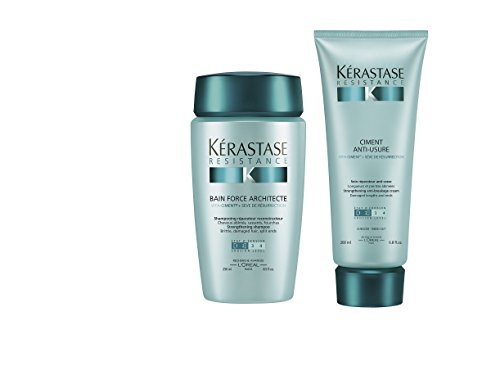 Item Name (aka Title): Kérastase Bain Force Architecte und Ciment anti-usure (Shampoo & Conditioner) Duo