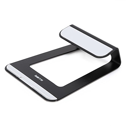 Koolertron Aluminium Laptop Ständer für Apple MacBook Air MacBook Pro und alle anderen Laptops (schwarz )