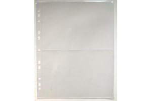 WESTGATE SUPPLIES Cosmic/Multi-Master Collectors Sleeves - 2 Pocket, 215mm x 146mm (10)