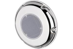 SEAFLO Solar Powered Ventilator Fan – 900 Cubic Ft/h Airflow, 1.2W Solar Panel, Waterproof, Low Noise, Intake & Exhaust Blades for Boats, RVs, Trailers (Stainless Steel Solar Only)