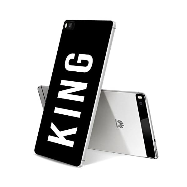 Finoo | Huawei P8 Hard Case Handy-Hülle mit Motiv | dünne stoßfeste Schutz-Cover Tasche in Premium Qualität | Premium Case für Dein Smartphone| King – Bild 3