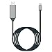 Produktbild KOBWA Tpye C Zu HDMI USB 3.1 4K Kabel, USB C Zum HDMI Kabel für Samsung Galaxy S8/S8 Plus, 2016 MacBook Pro, 2015 MacBook (6,6ft)