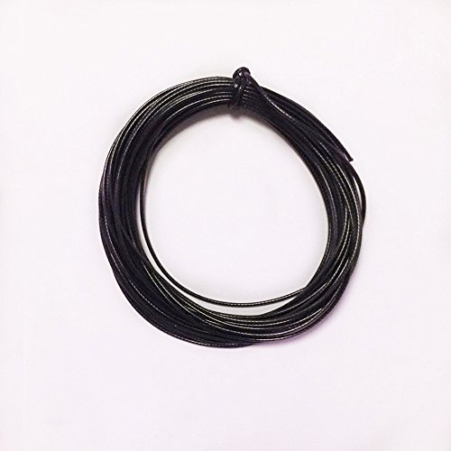 Nylonschnur Friesen Faden Nylonseil Schnur 2mm DIY Schmuckherstellung 10m – Schwarz, 2mmx10m - 5
