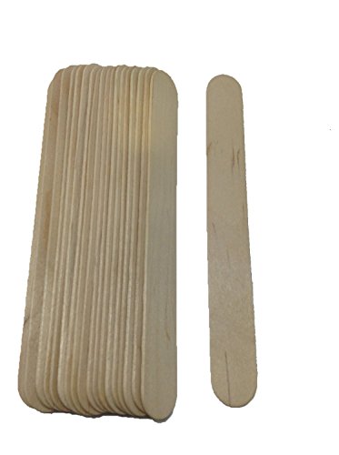 20 Wooden Average Spatulas for Waxing, Body, Sensitive Areas, Body