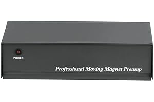 ‎HAMA Hama Przedwzmacniacz stereo phono PA 506 (do gramofonów, wraz z zasilaczem 230V/50Hz, 3000mA, kabel cinch 0,9 m) czarny