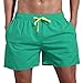 Produktbild MNRIUOCII Badehose FüR Herren Jungen Badeshorts FüR MäNner Kurz Schnelltrocknend Beachshorts Boardshorts Atmungsaktiv Strand Shorts Trainingshose Mit Verstellbarem Tunnelzug