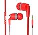 Produktbild FOU In Ear Kopfhörer Bass Stereo Ohrhörer Headphones mit Mikrofon Hifi Noise Cancelling Headset Sport Kopfhoerer Leicht Earphones mit 3.5 mm Audioanschluss Freisprecheinrichtung Siri Sprachsteuerung Kompatibel mit iOS Android Windows System