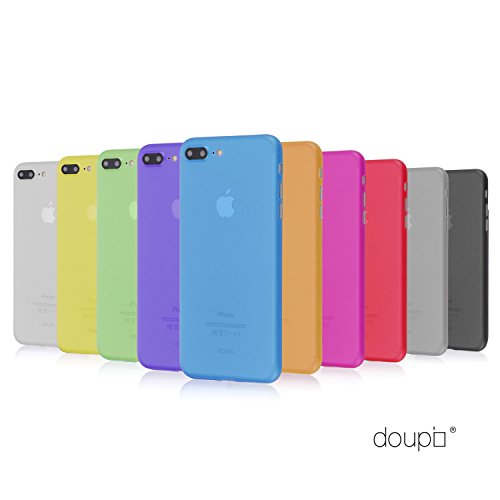 doupi UltraSlim Funda para iPhone 8 Plus   7 Plus  5 5 pulgadas  finamente aburrido Ligero estuche projoector Protective Cover Case escudo shell Hardcase  rojo