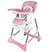 Sungle® Multifunctional Foldable Baby Highchair Adjustable Chair 6 Colours (Pink)