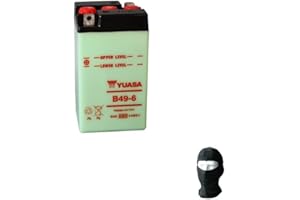 FARBROTHERSONLINE COMPATIBILE CON BMW R 51/3 500 1950-1954 BATTERIA YUASA GIÀ PRONTA ALL'USO B49-6 6V/8AH BATTERIE PER AVVIAMENTO MOTORE SPECIFICA MOTO SCOOTER COMPLETA