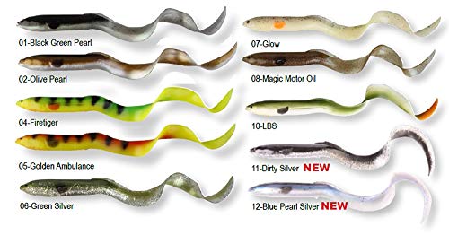 Anguilas Savage Gear LB - Varios Tamaños (20cm - Dirty Silver)