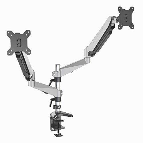 HFTEKDual Monitor Arm - Desk Mount for 2 Screens with VESA 75/100 (HF324GW)