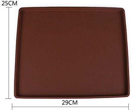 Carlie Grilled Rectangular Shape Silicone Cake Mat Cake roll Pizza Baking Pan Multifunctional Baking Tools (Small)