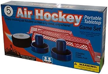 Daily Basic Party Portable Tabletop Air Hockey Game Set